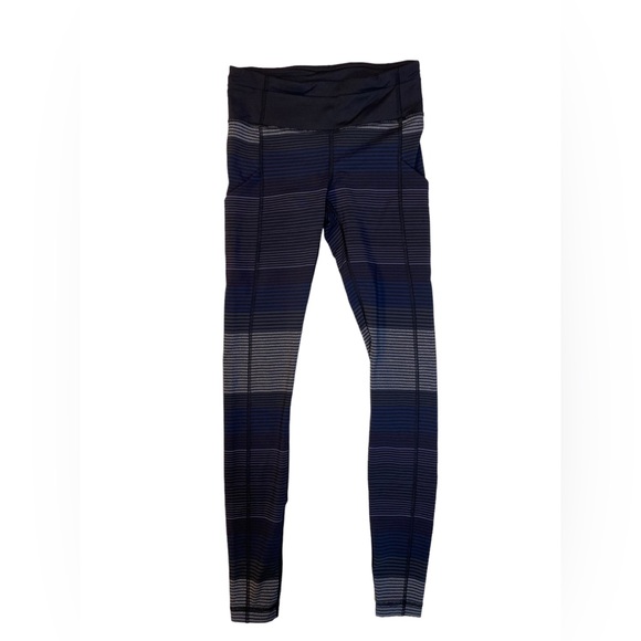 lululemon | size 4 Speed Tight II Om Stripe Black Multi / Black - Picture 7 of 11